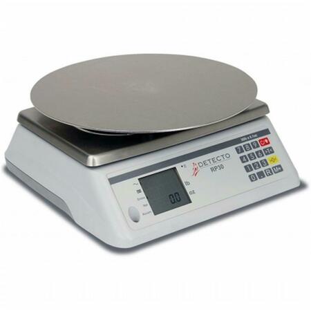 CARDINAL SCALE Round Digital Ingredient Scale with Round Platter- 13 in. RP30R